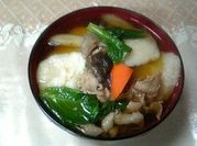 A picture of recipe for taro soup