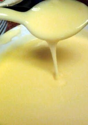 A picture of Easy microwave cheese sauce.