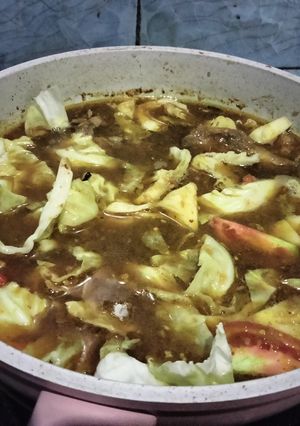 Foto resep Tongseng Daging Sapi Masak Nanas
