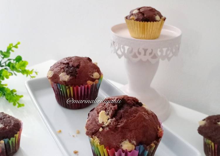 Muffin Pisang Coklat (Banana Choco Muffins)