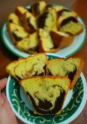 Foto resep Marble Cake/ Marmer Cake🍮
