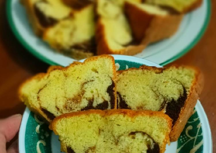 Langkah Mudah untuk Menyiapkan Marble Cake/ Marmer Cake🍮, Menggugah Selera