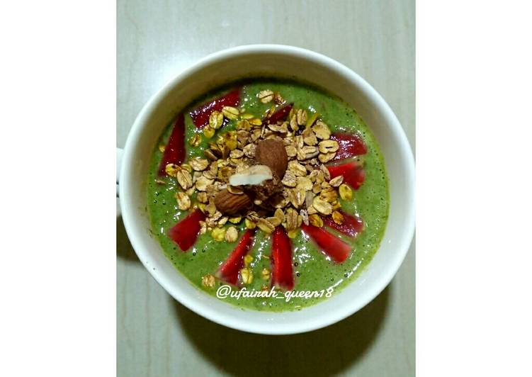 Cara Gampang Menyiapkan Green Smoothie Bowl, Sempurna
