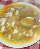 Puchero y sopa de verduras