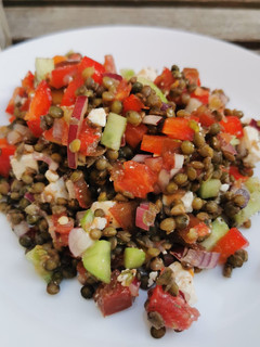 Une photo de Salade de lentilles