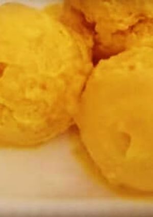 A picture of Mango Ice Cream🍧.