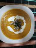 Crema de calabaza y zanahoria especiada