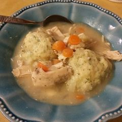A picture of Easy Weeknight Chicken & Drop Dumplings.