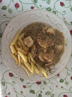 Una foto de Pechuga de pollo con salsa de mostaza con Thermomix