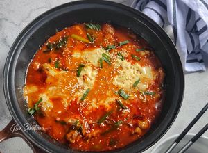 Foto resep Cheese Buldak (Korean Spicy Chicken)