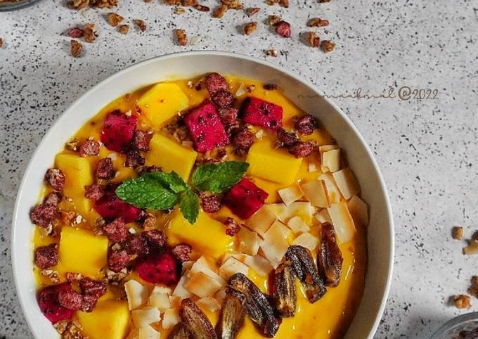 Resep Smoothies Mangga Kurma oleh 👩‍🍳 Mama Akmal - Cookpad