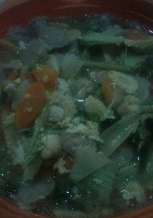 Foto resep Capcay kuah baso