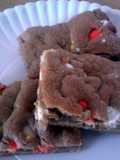 m&m candy corn blondies