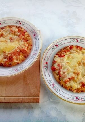 O poză a rețetei Mini pizza pe lipii de mălai.