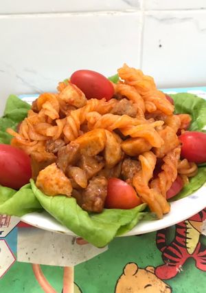 Hình của món Mì sốt cà chua.