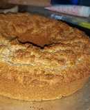 Bizcochuelo de vainilla con harina integral- harina de arroz