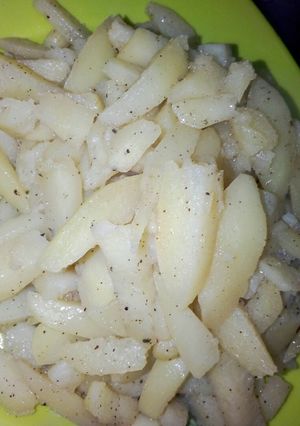 صورة لوصفة بطاطس مكموره