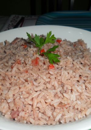 Una foto de Arroz de aceituna