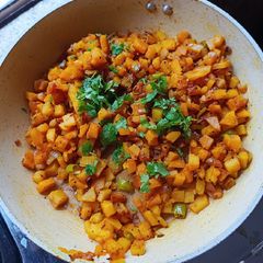 A picture of Potato dry subji.