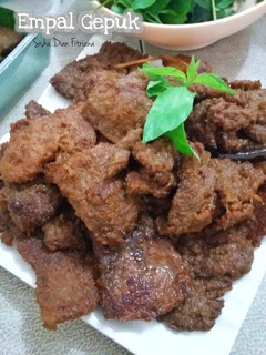 Foto resep 2. Empal Gepuk irit gas