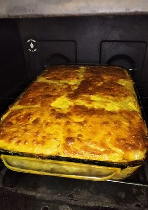 Una foto de Pastel de yuca/ mandioca