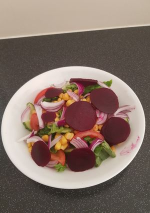 A picture of Colourful Salad.