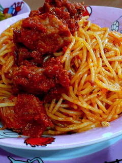عکسی از دستور اسپاگتی《ماکارونی》مخصوص 🍝