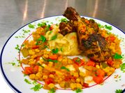 A picture of grilled paprika chicken