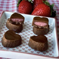 A picture of Strawberry Chocolate Creams.