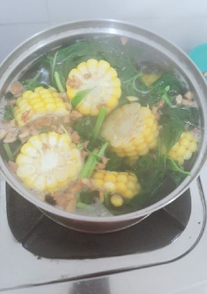Foto resep Sayur bayem bening simple
