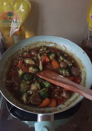 Foto resep Brokoli bakso saus gila