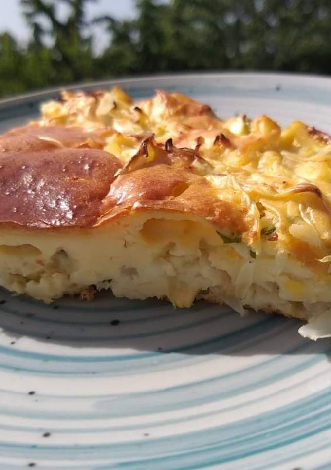 Пиріг з капустою та яйцем