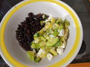 Una foto de queso panela guisado