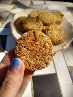 Una foto de Galletitas de avena veganas