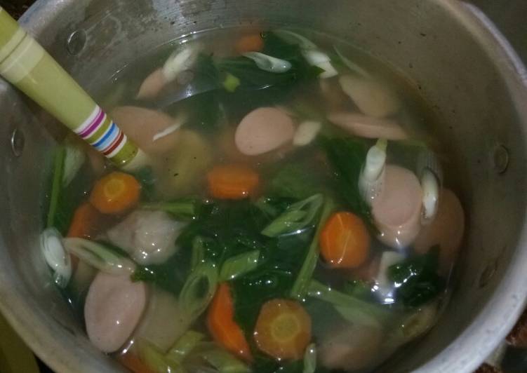 Bumbu Sop sawi bakso syeger | Cara Buat Sop sawi bakso syeger Yang Enak Dan Lezat