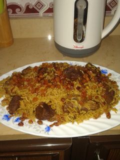 صورة لوصفة طريقة عمل كبسة اللحمه