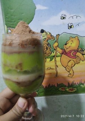 Foto resep Es Alpukat Kocok Milo