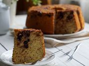 A picture of egg yolk chiffon cake