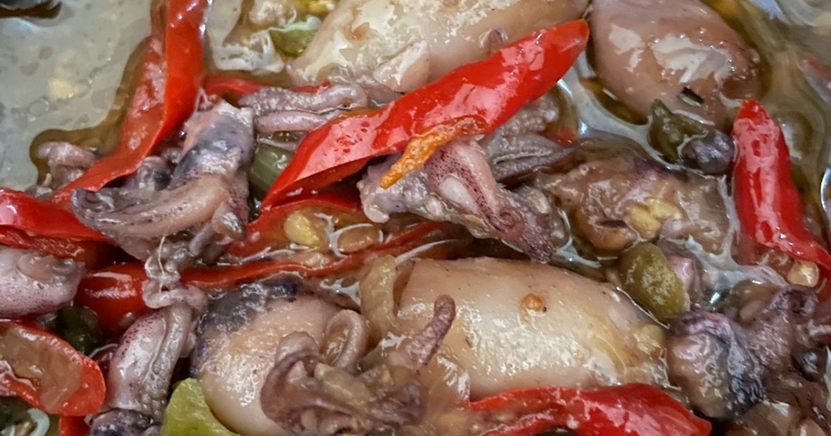 Tumis Baby Cumi Tauco