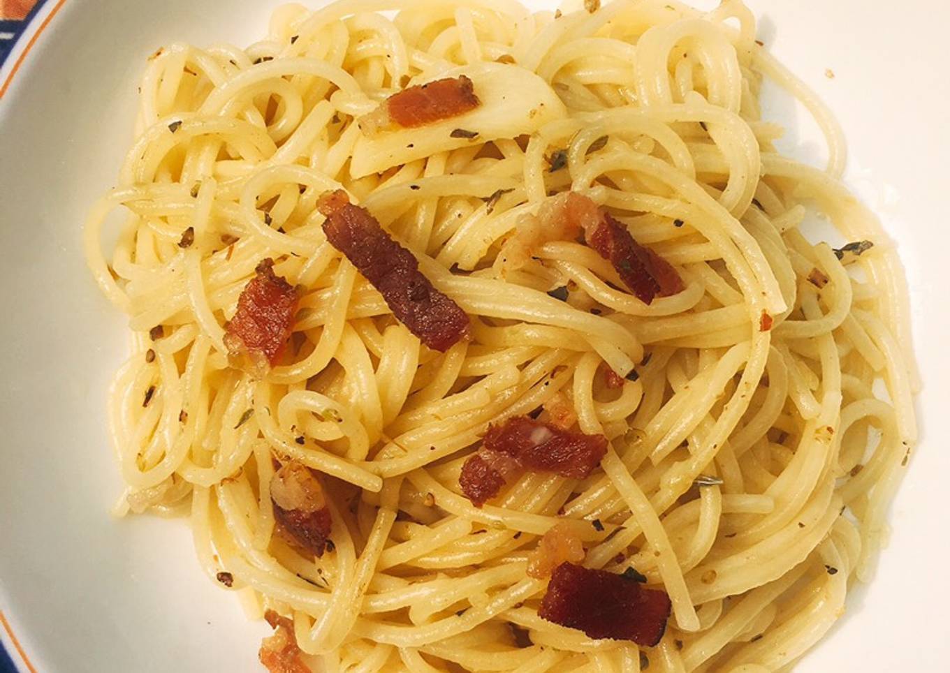 Spaghetti Beef Bacon