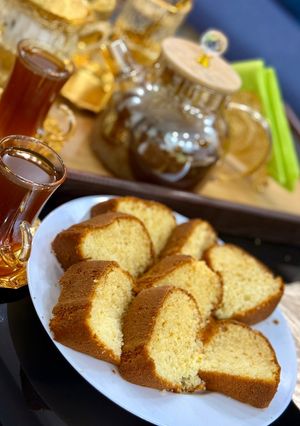 صورة لوصفة كيك يومي بعطر وطعم الفانيليا