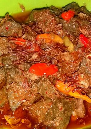 Foto resep Hati sapi.. bumbu pedas 😋