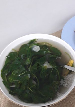 Foto resep Sayur bayam sederhana pakai kunci