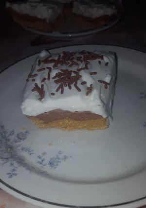 Sütés nélküli csokis krémes recept fotója