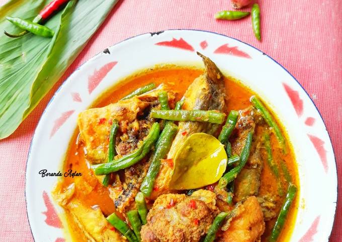 Resep Gulai Ikan Mas Kacang Panjang Oleh Beranda Aqlan Cookpad