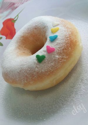 Foto resep Donat lembut white ring