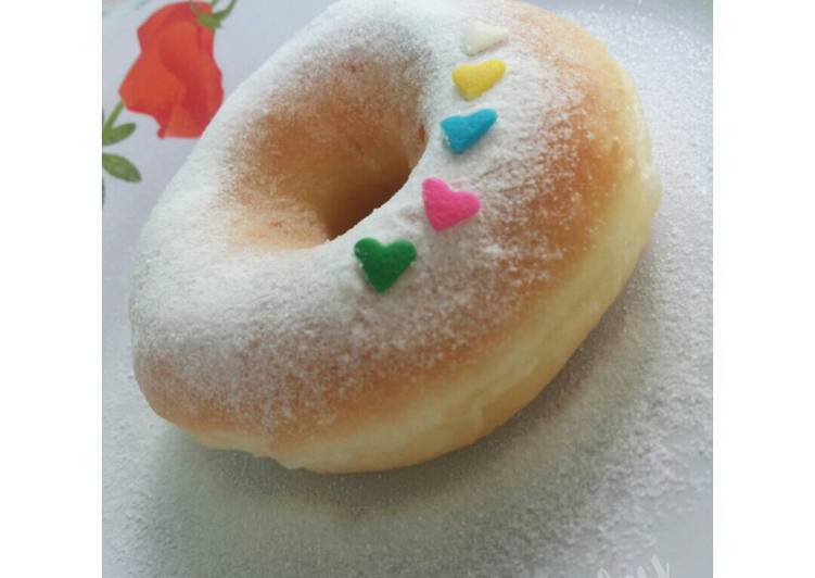 Donat lembut white ring