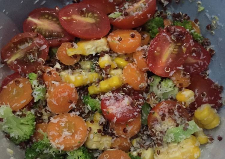 Langkah Mudah untuk Menyiapkan Simple Quinoa Salad Anti Gagal