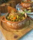 شوربة الشعيريه بالخضار والزنجبيل