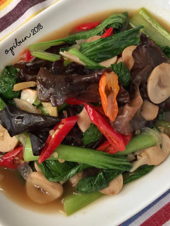 Foto resep Tumis Pokcoy Jamur